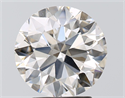Natural Diamond 2.80 Carats, Round with Excellent Cut, J Color, VS2 Clarity and Certified by GIA