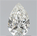 Natural Diamond 0.70 Carats, Pear with  Cut, I Color, VVS1 Clarity and Certified by GIA