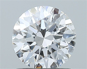 Picture of Natural Diamond 1.01 Carats, Round with Excellent Cut, G Color, SI2 Clarity and Certified by GIA