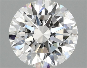 Picture of Lab Grown Diamond 2.50 Carats, Round with Excellent Cut, E Color, VVS2 Clarity and Certified by IGI