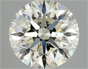 Natural Diamond 1.20 Carats, Round with Excellent Cut, K Color, SI1 Clarity and Certified by GIA
