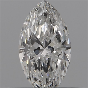 Picture of Natural Diamond 0.12 Carats, Marquise with  Cut, E Color, VS1 Clarity and Certified by IGI
