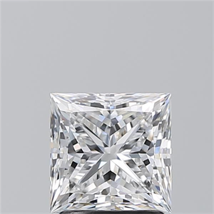 Picture of Natural Diamond 1.70 Carats, Princess with  Cut, D Color, VS1 Clarity and Certified by GIA