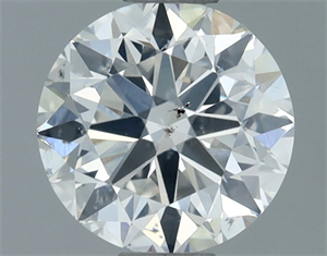 Picture of Natural Diamond 1.00 Carats, Round with Very Good Cut, F Color, SI1 Clarity and Certified by IGI
