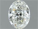Natural Diamond 0.80 Carats, Oval with  Cut, H Color, IF Clarity and Certified by IGI
