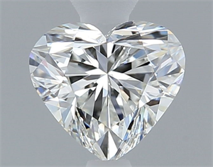 Picture of Natural Diamond 0.40 Carats, Heart with  Cut, H Color, VVS1 Clarity and Certified by GIA