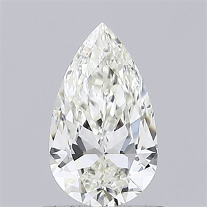 Picture of Natural Diamond 0.60 Carats, Pear with  Cut, J Color, VS2 Clarity and Certified by GIA