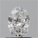 Diamante Natural 0.62 quilates, Ovalado , Color F, claridad VS2 y certificado GIA
