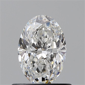 Picture of Natural Diamond 0.62 Carats, Oval with  Cut, F Color, VS2 Clarity and Certified by GIA