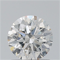 Natural Diamond 0.82 Carats, Round with Excellent Cut, H Color, SI2 Clarity and Certified by GIA