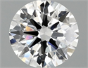 Lab Grown Diamond 1.37 Carats, Round with Ideal Cut, E Color, VVS2 Clarity and Certified by IGI