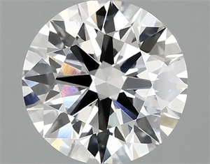 Picture of Lab Grown Diamond 1.37 Carats, Round with Ideal Cut, E Color, VVS2 Clarity and Certified by IGI