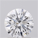 Lab Grown Diamond 1.24 Carats, Round with Ideal Cut, D Color, IF Clarity and Certified by IGI