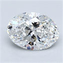 Diamante Natural 1.51 quilates, Ovalado , Color E, claridad VS1 y certificado GIA