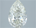 Natural Diamond 2.50 Carats, Pear with  Cut, I Color, SI1 Clarity and Certified by IGI