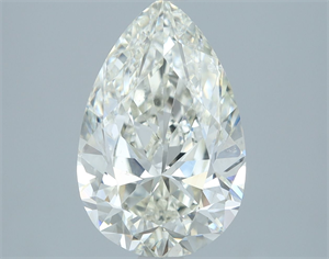 Picture of Natural Diamond 2.50 Carats, Pear with  Cut, I Color, SI1 Clarity and Certified by IGI
