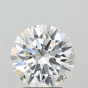 Picture of Lab Grown Diamond 3.09 Carats, Round with Ideal Cut, E Color, VVS1 Clarity and Certified by IGI