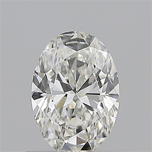 Picture of Natural Diamond 0.52 Carats, Oval with  Cut, G Color, IF Clarity and Certified by GIA