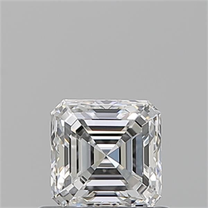 Foto Diamante Natural 0.71 quilates, Asscher , Color E, claridad VVS1 y certificado GIA de