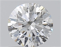 Natural Diamond 0.45 Carats, Round with Excellent Cut, F Color, SI2 Clarity and Certified by GIA