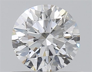 Picture of Natural Diamond 0.45 Carats, Round with Excellent Cut, F Color, SI2 Clarity and Certified by GIA