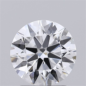 Picture of Lab Grown Diamond 1.59 Carats, Round with Ideal Cut, D Color, VS1 Clarity and Certified by IGI