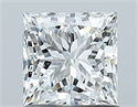 Natural Diamond 1.00 Carats, Princess with  Cut, H Color, SI2 Clarity and Certified by GIA