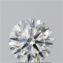 Natural Diamond 1.01 Carats, Round with Excellent Cut, F Color, SI2 Clarity and Certified by GIA