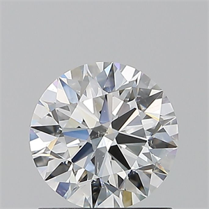 Picture of Natural Diamond 1.01 Carats, Round with Excellent Cut, F Color, SI2 Clarity and Certified by GIA