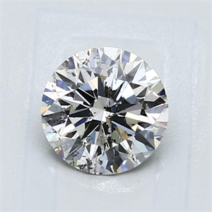 Foto Diamante Natural 1.01 quilates, Redondo , Color H, claridad I1 y certificado GIA de