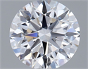 Del inventario de diamantes de laboratorio, 1.02 quilates, Redondo , Color D, claridad VVS2 y certificado IGI