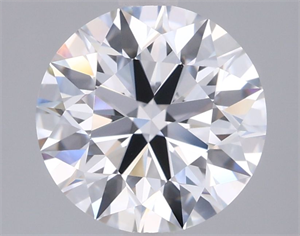 Picture of Lab Grown Diamond 1.91 Carats, Round with Ideal Cut, D Color, VVS1 Clarity and Certified by IGI