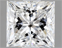 Natural Diamond 0.87 Carats, Princess with  Cut, F Color, SI2 Clarity and Certified by GIA