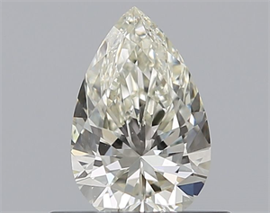 Picture of Natural Diamond 0.51 Carats, Pear with  Cut, K Color, VS1 Clarity and Certified by GIA