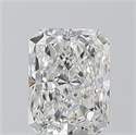 Natural Diamond 1.01 Carats, Radiant with  Cut, G Color, SI1 Clarity and Certified by GIA
