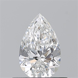 Picture of Natural Diamond 0.50 Carats, Pear with  Cut, E Color, VS1 Clarity and Certified by GIA
