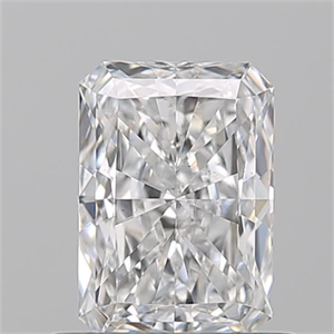 Picture of Natural Diamond 0.70 Carats, Radiant with  Cut, D Color, VS2 Clarity and Certified by GIA