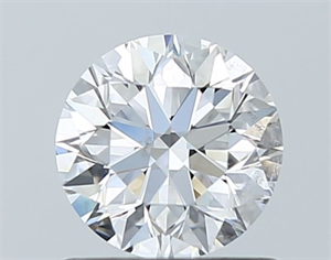 Foto Diamante Natural 0.75 quilates, Redondo , Color E, claridad SI2 y certificado GIA de