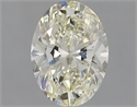 Natural Diamond 1.51 Carats, Oval with  Cut, M Color, VS1 Clarity and Certified by GIA