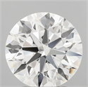 Del inventario de diamantes de laboratorio, 2.50 quilates, Redondo , Color E, claridad VVS2 y certificado IGI