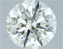 Diamante Natural 2.89 quilates, Redondo , Color J, claridad VVS2 y certificado IGI