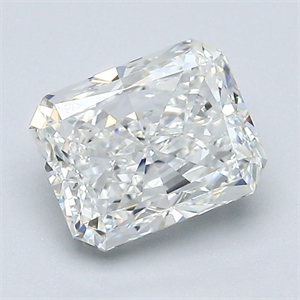Picture of Natural Diamond 1.81 Carats, Radiant with  Cut, I Color, VS1 Clarity and Certified by GIA