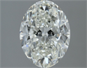Natural Diamond 1.81 Carats, Oval with  Cut, H Color, SI1 Clarity and Certified by IGI
