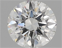 Natural Diamond 2.05 Carats, Round with Excellent Cut, G Color, VS2 Clarity and Certified by GIA