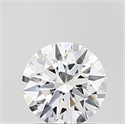 Lab Grown Diamond 1.21 Carats, Round with Ideal Cut, D Color, VS1 Clarity and Certified by IGI