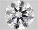 Natural Diamond 5.03 Carats, Round with Excellent Cut, F Color, VS1 Clarity and Certified by GIA
