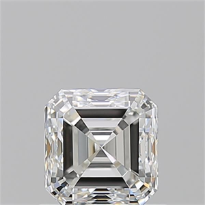 Foto Diamante Natural 0.90 quilates, Asscher , Color G, claridad VS1 y certificado GIA de