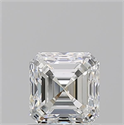Diamante Natural 1.01 quilates, Asscher , Color G, claridad VS2 y certificado GIA