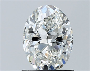 Foto Diamante Natural 1.00 quilates, Ovalado , Color G, claridad VS1 y certificado GIA de