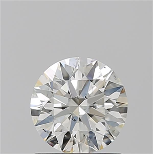 Picture of Natural Diamond 1.01 Carats, Round with Excellent Cut, K Color, SI2 Clarity and Certified by GIA
